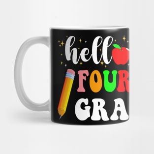 4th Grade Squad Fourth Teacher Student Team Back To School T-Shirt Mug